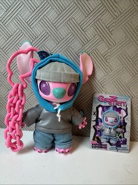 Miniso Disney Stitch Gen Z Street Box Pendant - Vaporwave Authentic
